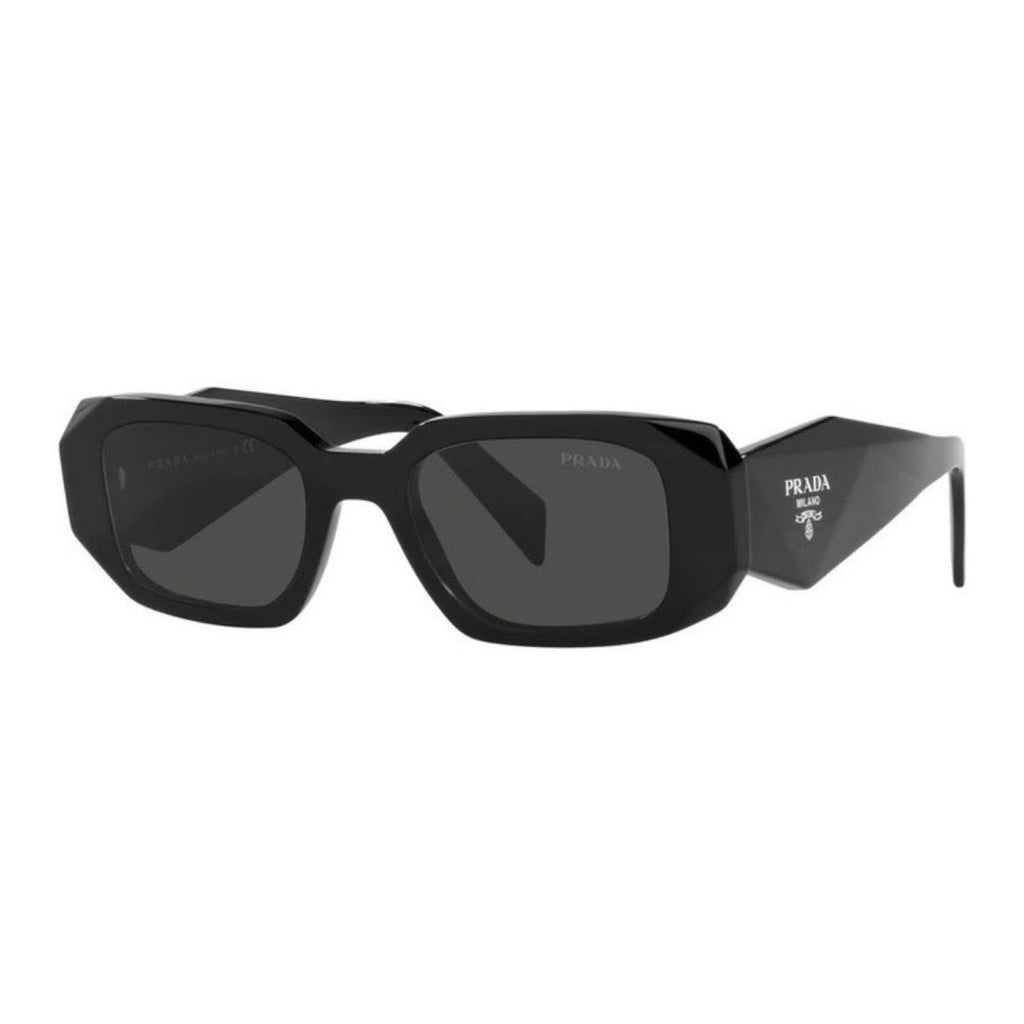 Black sunglasses with a white background
